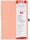 sax design Klemmbrett 2-750-21 DIN A5 auf DIN A4 grapefruit Kunststoff, 1 St.