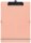 sax design Klemmbrett 2-750-21 DIN A5 auf DIN A4 grapefruit Kunststoff, 1 St.