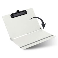 sax design Klemmbrett 2-750-10 DIN A5 auf DIN A4 kokos Kunststoff, 1 St.
