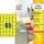 AVERY Zweckform Etiketten L4793-20 gelb 38,1 x 21,2 mm, 20 Blatt
