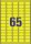 AVERY Zweckform Etiketten L4793-20 gelb 38,1 x 21,2 mm, 20 Blatt