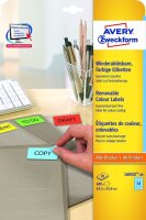 AVERY Zweckform Etiketten L6032-20 blau 63,5 x 33,9 mm,...