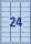 AVERY Zweckform Etiketten L6032-20 blau 63,5 x 33,9 mm, 20 Blatt