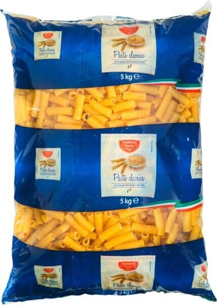 mamma lucia Classica Rigatoni Röhrchen 5,0 kg, 1 St.