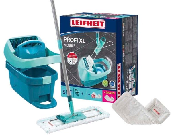 LEIFHEIT Profi XL Mobile Wischtuchpresse-Set