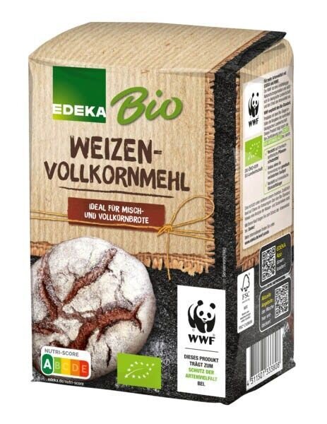 EDEKA Bio Weizenvollkornmehl 1,0 kg, 1 St.