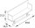 MÖBELPARTNER Wandregale Ella schwarz 59,8 x 13,5 x 31,5 cm, 1 St.