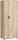 MÖBELPARTNER Aktenschrank Emmik, 702040 weiß-eiche 3 Fachböden 62,1 x 41,0 x 163,6 cm