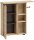 MÖBELPARTNER Badschrank Mads 159669 weiß-eiche 70,7 x 17,0 x 74,2 cm