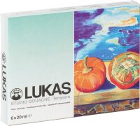 LUKAS LUKAS Temperafarben farbsortiert 6x 19,0 ml