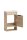 MÖBELPARTNER Waschbecken mit Unterschrank Mads 159075 weiß-eiche 45,5 x 27,0 x 5,0 cm