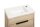 MÖBELPARTNER Waschbecken mit Unterschrank Mads 159075 weiß-eiche 45,5 x 27,0 x 5,0 cm