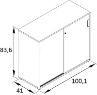 MÖBELPARTNER Schiebetürenschrank Emmik, 702043...
