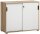 MÖBELPARTNER Schiebetürenschrank Emmik, 702043 weiß, weiß-eiche 1 Fachboden 100,1 x 41,0 x 83,6 cm