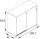MÖBELPARTNER Schiebetürenschrank Emmik, 702043 weiß, weiß-eiche 1 Fachboden 100,1 x 41,0 x 83,6 cm