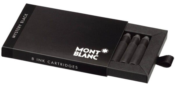 MONTBLANC Tintenpatronen für Füller Mystery Black schwarz