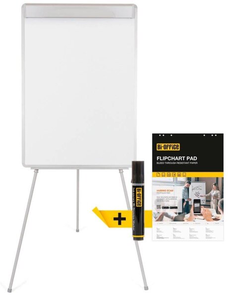 AKTION: Bi-Office Flipchart DESIGN EA23062124 + GRATIS 1 Boardmarker + 1 Flipchartblock