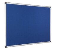 Bi-Office Pinnwand MAYA 150,0 x 120,0 cm Textil blau