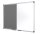 Bi-Office Whiteboard-Pinnwand MAYA KOMBI 90,0 x 60,0 cm Textil grau