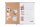 Bi-Office Whiteboard-Pinnwand MAYA KOMBI 120,0 x 90,0 cm Kork braun