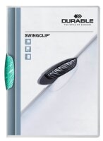 DURABLE Klemmhefter SWINGCLIP dunkelgrün, 25 St.