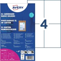 AVERY Zweckform XL Karton Namensschilder 14,8 x 10,5 cm,...