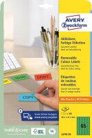 AVERY Zweckform Etiketten grün 38,1 x 21,2 mm, 20 Blatt