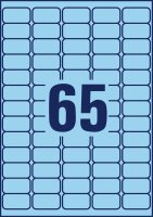AVERY Zweckform Etiketten blau 38,1 x 21,2 mm, 20 Blatt