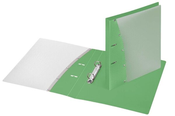 VELOFLEX Diamond Präsentationsringbücher 2-Ringe hellgrün 2,9 cm DIN A4, 1 St.