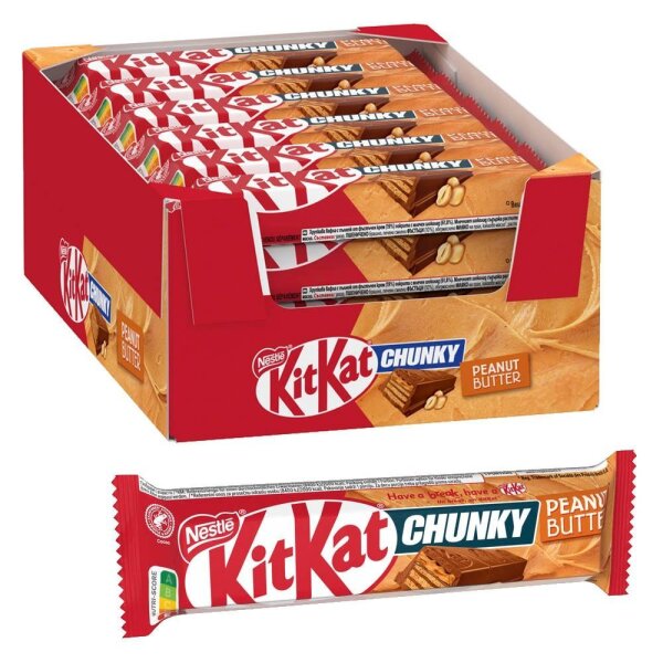 KitKat Chunky Peanut Butter Schokoriegel 24x 42,0 g  ( 12566076 )