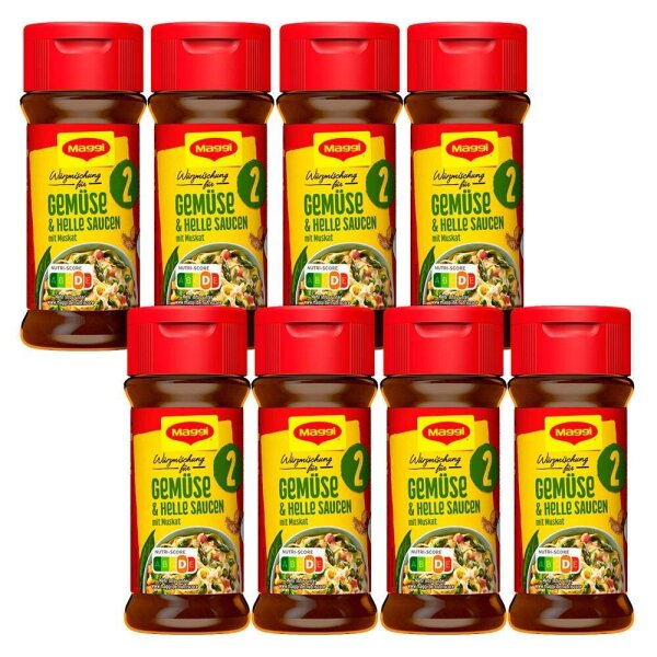 Maggi®  Gemüse & helle Saucen Gewürzmischung, 8x 78,0 g