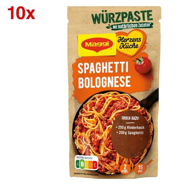Maggi® Würzpaste Spaghetti Bolognese 10x 2 Portionen, 10 St.