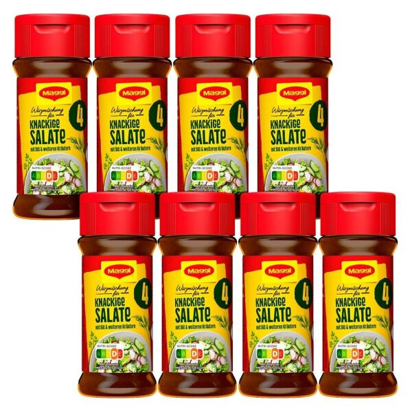 Maggi®  knackige Salate Gewürzmischung, 8x 60,0 g