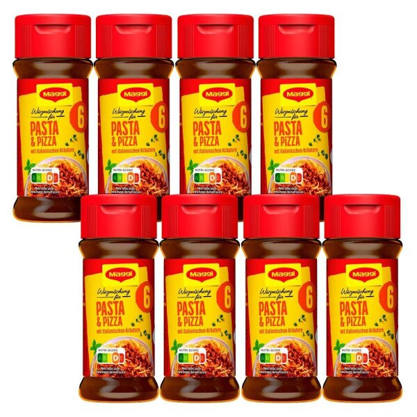 Maggi®  Pasta & Pizza Gewürzmischung, 8x 60,0 g