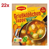 Maggi® Grießklößchen Suppe 22x 4...