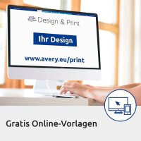 AVERY Zweckform Etiketten 3448 rot 70,0 x 37,0 mm, 100 Blatt