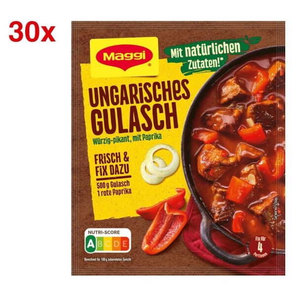 Maggi® ungarisches Gulaschsauce 30x 4 Portionen, 30 St.