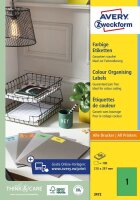 AVERY Zweckform Etiketten 3472 grün 210,0 x 297,0...