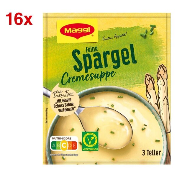 Maggi® feine Spargel Cremesuppe 16x 3 Portionen, 16 St.