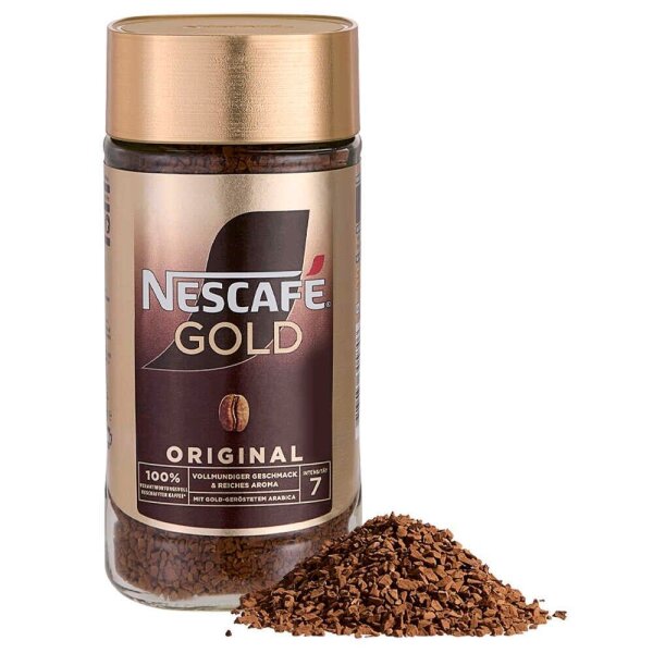 NESCAFÉ Gold Original Instantkaffee, kräftig, 200 g