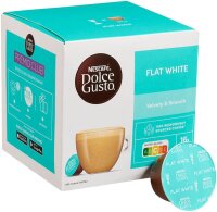 NESCAFÉ DOLCE GUSTO® Flat White Velvety & Smooth Kaffeekapseln, mild, 16 St.