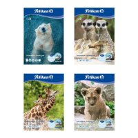 Pelikan Zeichenblock Zoo DIN A4 100 g/qm, 10 Blatt, 1 Block