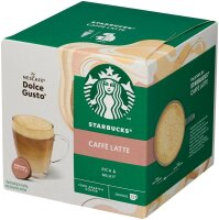 NESCAFÉ DOLCE GUSTO® STARBUCKS® Caffé Latte Rich & Milky Kaffeekapseln, mild, 12 St.