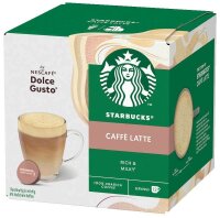 NESCAFÉ DOLCE GUSTO® STARBUCKS® Caffé Latte Rich & Milky Kaffeekapseln, mild, 12 St.