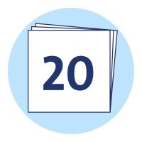 Pelikan Zeichenblock Zoo DIN A4 100 g/qm, 20 Blatt, 1 Block