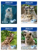 Pelikan Zeichenblock Zoo DIN A3 100 g/qm, 20 Blatt, 1 Block