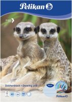 Pelikan Zeichenblock Zoo DIN A3 100 g/qm, 20 Blatt, 1 Block