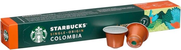 NESPRESSO STARBUCKS® Single-Origin Colombia Kaffeekapseln, mild, 10 St.