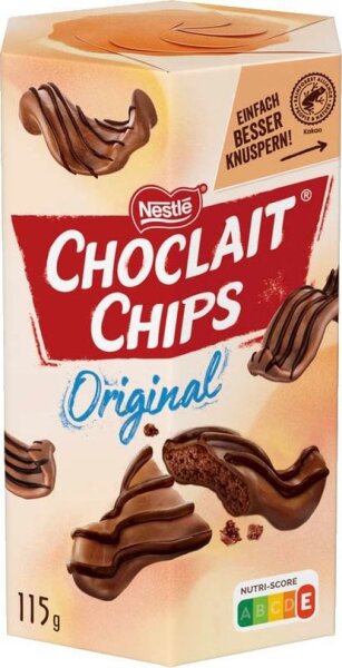 Nestlé Choclait Chips Original Schokolade 115,0 g  ( 12493680 )