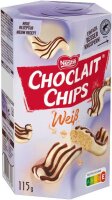 Nestlé Choclait Chips Weiß Schokolade 115,0...